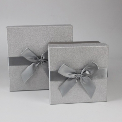 Decorative gift box with satin cloth