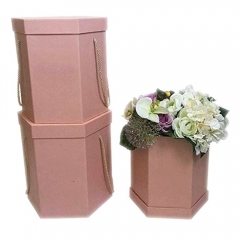 ヘキサゴン花屋パッキングフラワーギフトボックス、結婚式パーティーデコレーション