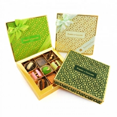 蝶ネクタイとチョコレート包装のためのエレガントなカスタムロゴペーパーギフトボックス