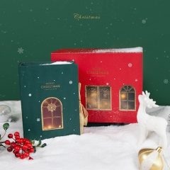 装飾的なクリスマスホリデーギフトボックス