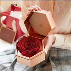 Custom  Printing Flower Gift Box for Valentine's Day