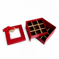 メーカーのカスタムクリエイティブ回転チョコレートとキャンディー包装箱バレンタインデー