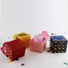 磁石が付いている蝋燭のための注文のクラフト紙の正方形の段ボール箱