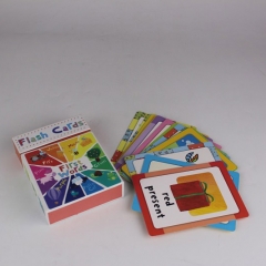 子供の教育のための注文のサイズ98 * 70mmの赤ん坊の学習カードゲーム