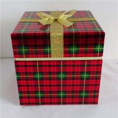 カスタム印刷されたリサイクル可能なdiyクリスマス装飾ギフト紙箱包装用